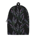 Embroidery Lavender Pattern Print Backpack