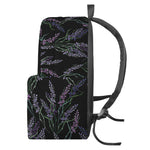 Embroidery Lavender Pattern Print Backpack