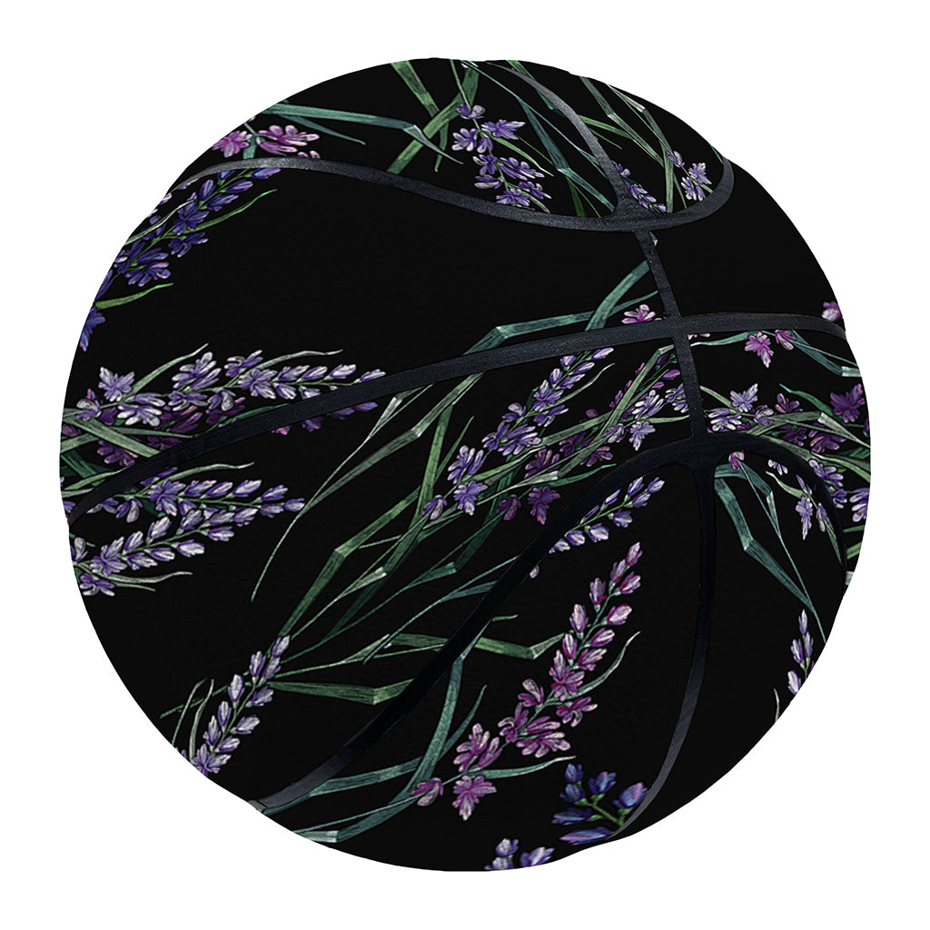 Embroidery Lavender Pattern Print Basketball
