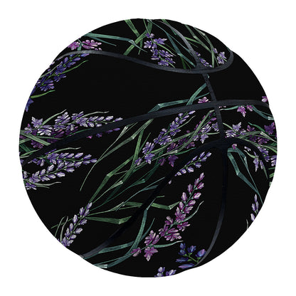 Embroidery Lavender Pattern Print Basketball