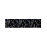 Embroidery Lavender Pattern Print Bed Runner