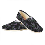 Embroidery Lavender Pattern Print Casual Shoes