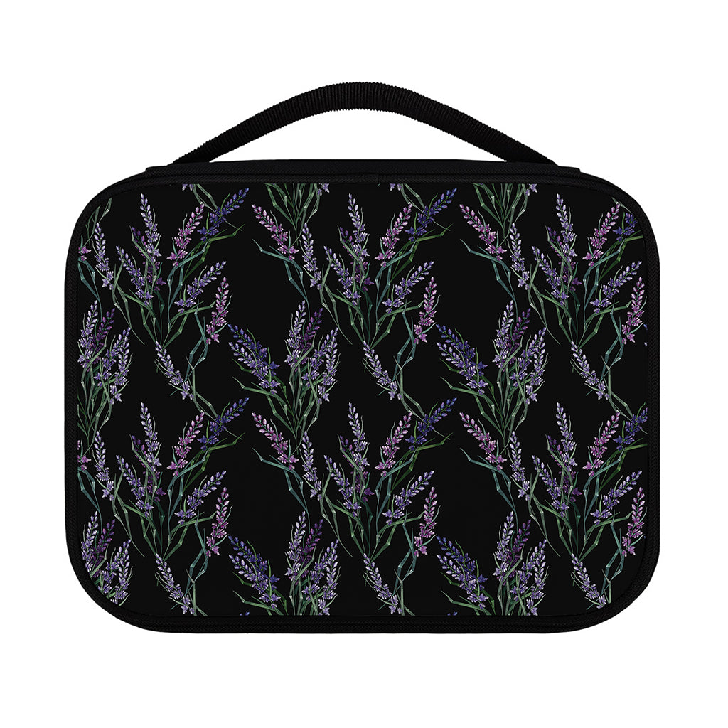 Embroidery Lavender Pattern Print Classic Bible Case