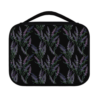 Embroidery Lavender Pattern Print Classic Bible Case