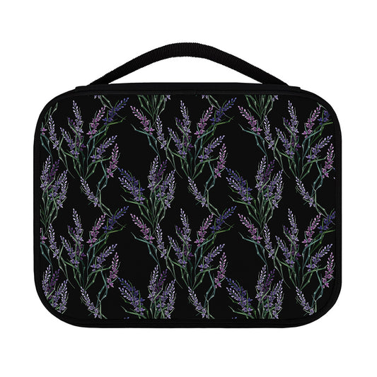 Embroidery Lavender Pattern Print Classic Bible Case