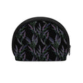 Embroidery Lavender Pattern Print Coin Purse
