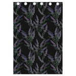 Embroidery Lavender Pattern Print Curtain