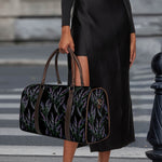 Embroidery Lavender Pattern Print Duffle Bag