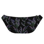 Embroidery Lavender Pattern Print Fanny Pack