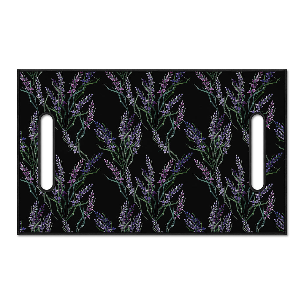 Embroidery Lavender Pattern Print Golf Cart Seat Cover