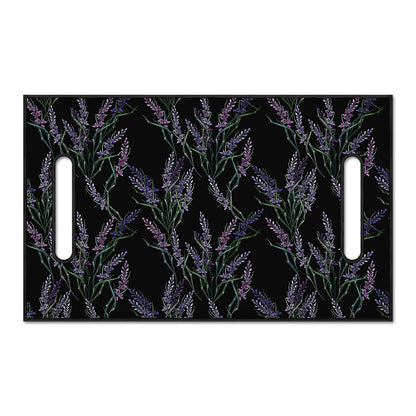 Embroidery Lavender Pattern Print Golf Cart Seat Cover