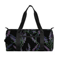 Embroidery Lavender Pattern Print Gym Bag