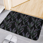 Embroidery Lavender Pattern Print Indoor Door Mat