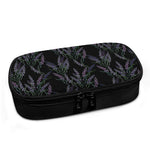 Embroidery Lavender Pattern Print Insulin Cooler Travel Case