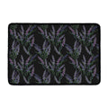Embroidery Lavender Pattern Print Kitchen Mat