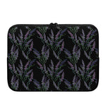 Embroidery Lavender Pattern Print Laptop Sleeve