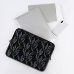 Embroidery Lavender Pattern Print Laptop Sleeve