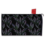 Embroidery Lavender Pattern Print Mailbox Cover