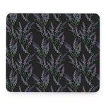 Embroidery Lavender Pattern Print Mouse Pad