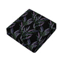 Embroidery Lavender Pattern Print Outdoor Seat Cushion Cover