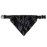 Embroidery Lavender Pattern Print Over The Collar Dog Bandana