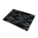 Embroidery Lavender Pattern Print Pet Cooling Mat Cover