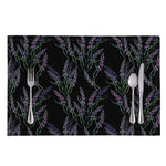 Embroidery Lavender Pattern Print Placemat