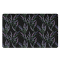 Embroidery Lavender Pattern Print Polyester Doormat