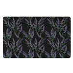 Embroidery Lavender Pattern Print Polyester Doormat