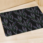 Embroidery Lavender Pattern Print Polyester Doormat