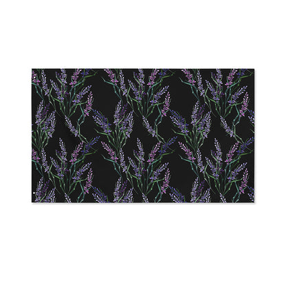 Embroidery Lavender Pattern Print Polyester Flag
