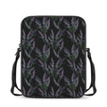 Embroidery Lavender Pattern Print Rectangular Crossbody Bag
