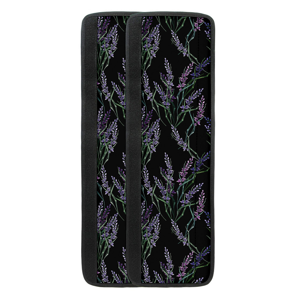 Embroidery Lavender Pattern Print Refrigerator Handle Covers