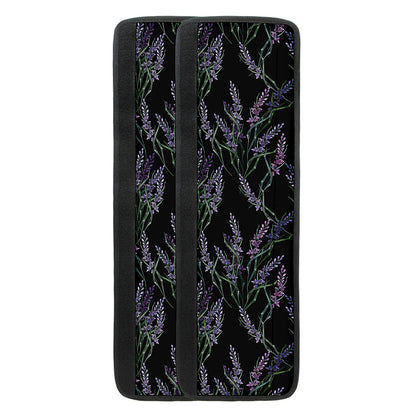 Embroidery Lavender Pattern Print Refrigerator Handle Covers