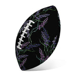 Embroidery Lavender Pattern Print Rugby Ball
