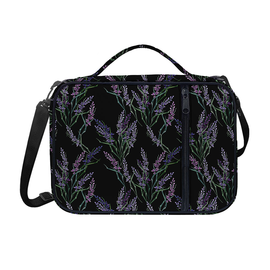 Embroidery Lavender Pattern Print Shoulder Strap Bible Bag