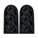 Embroidery Lavender Pattern Print Skillet Handle Cover