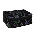 Embroidery Lavender Pattern Print Small Lunch Bag
