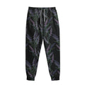 Embroidery Lavender Pattern Print Sweatpants