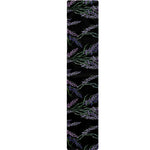 Embroidery Lavender Pattern Print Table Runner