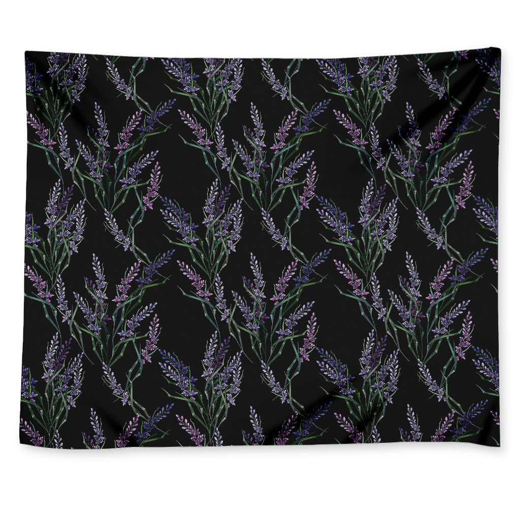 Embroidery Lavender Pattern Print Tapestry