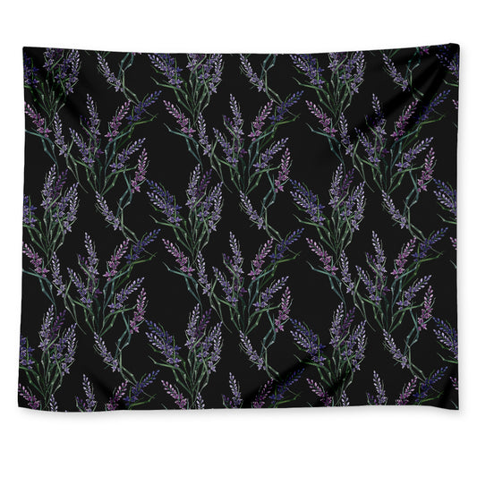 Embroidery Lavender Pattern Print Tapestry
