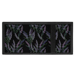 Embroidery Lavender Pattern Print Trifold Wallet