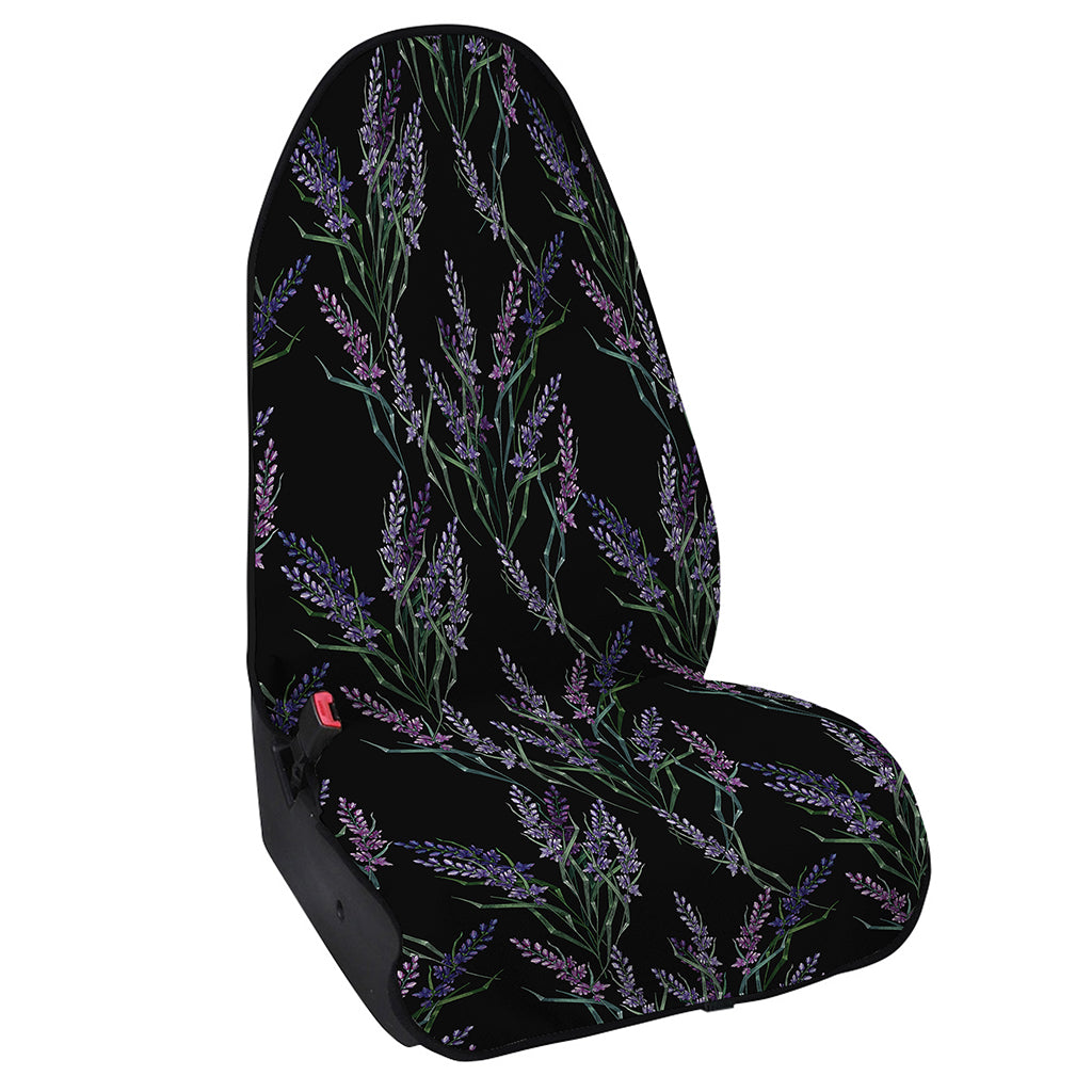 Embroidery Lavender Pattern Print Waterproof Car Seat Cover