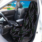 Embroidery Lavender Pattern Print Waterproof Car Seat Cover