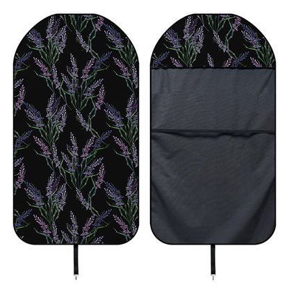 Embroidery Lavender Pattern Print Waterproof Car Seat Cover