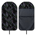 Embroidery Lavender Pattern Print Waterproof Car Seat Cover