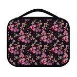 Embroidery Orchid Flower Pattern Print Classic Bible Case