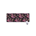 Embroidery Orchid Flower Pattern Print Extended Mouse Pad
