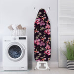 Embroidery Orchid Flower Pattern Print Ironing Board Cover